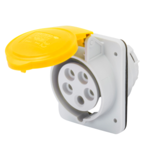 Socle prise 10° hp ip44 3p+n+t 16a 110v