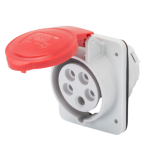 Socle prise 10° hp ip44 3p+t 32a 440÷460