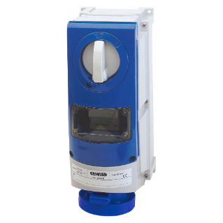 Prise Bl.ip66 A.f.2p+t 63a 230v 6h Cbf