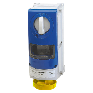 Prise Bl.ip66 A.f.3p+n+t 16a 110v 4h Cbf