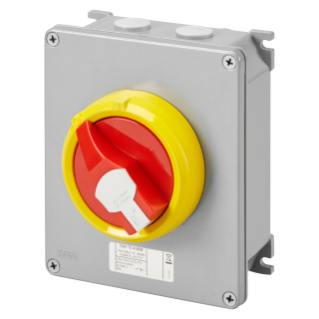 Inter-sect. hp metal. 40a 4p urgence
