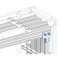 Linergy lgye - liaison courte jdb vert./jdb horiz. 2000-2500a - avec visserie