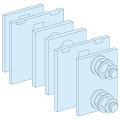 Prismaset p active - eclisse jeu de barres horizontal 50/60 mm