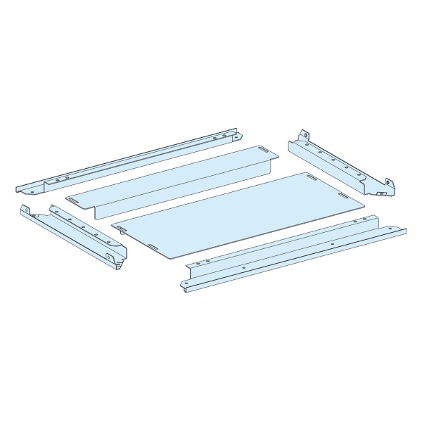 Prismaset p active - plaque passe-câbles pleine ip30 - l800 p400