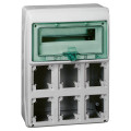 Schneider Electric Coffret Kaedra pour Prises 340 X 460 Mm 13 Modules 6 Ouvertures
