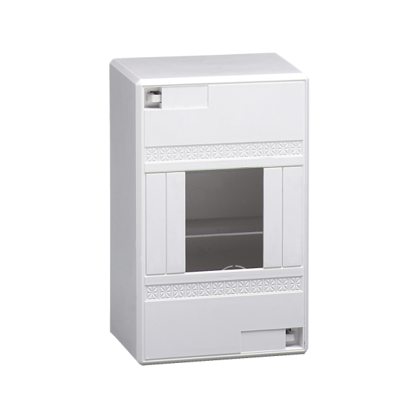 Mini coffret Schneider Opale 2 modules IP30 blanc RAL 9003 