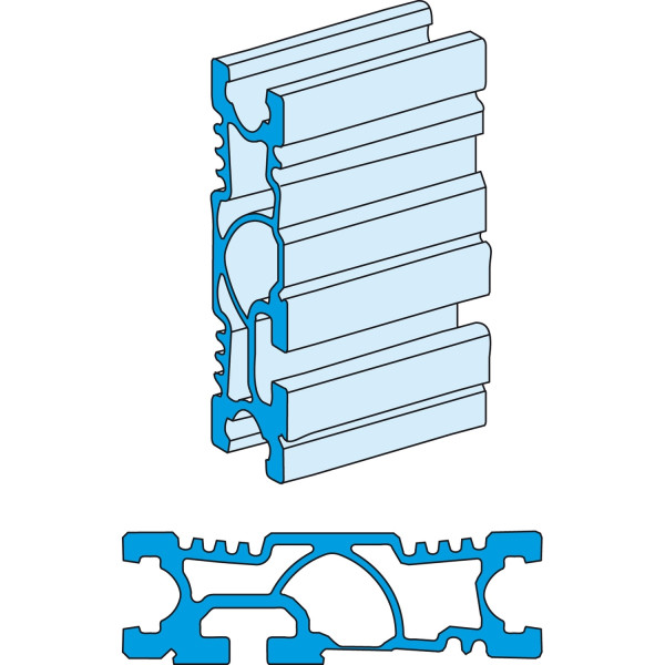 Linergy lgye - profil jdb horizontal - 2000a - l=2000mm