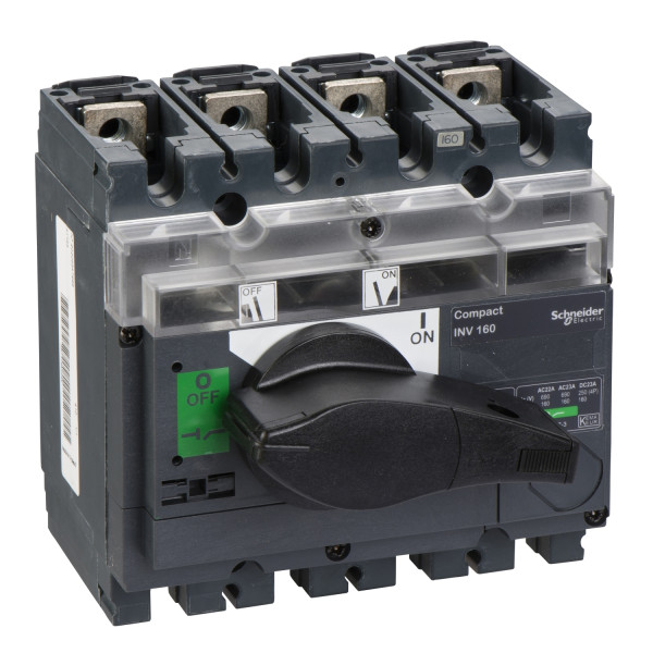 Schneider Electric Interrupteur sectionneur à Coupure Visible Interpact Inv160 4P 160 A