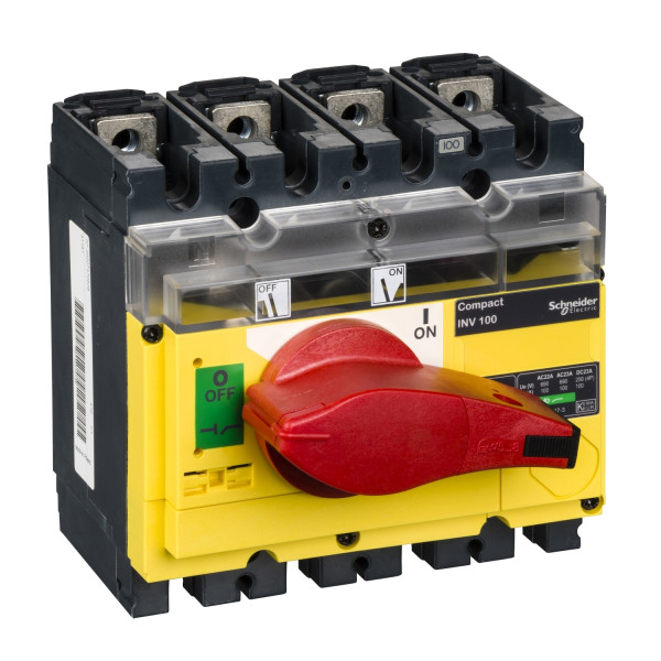Schneider Electric Interrupteur sectionneur à Coupure Visible Interpact Inv100 4P 100 A
