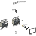 Schneider Electric Poignee Noire de Rechange Ins Inv2000 2500