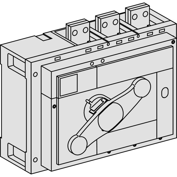 Schneider Electric Interrupteur sectionneur Boîtier Moulé Interpact Ins1000 4P 1000 A