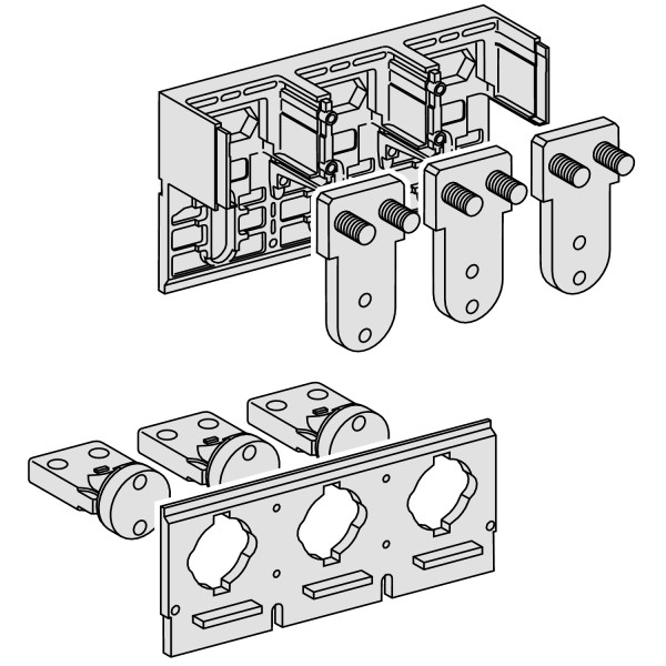 Schneider Electric Prise Avant Montage En Haut pour Ns 1600 4P