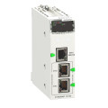 Module de communication Modicon M580 Schneider Electric - EtherNet/IP - Modbus/TCP - 10/100Mbit/s - IP20 - blanc