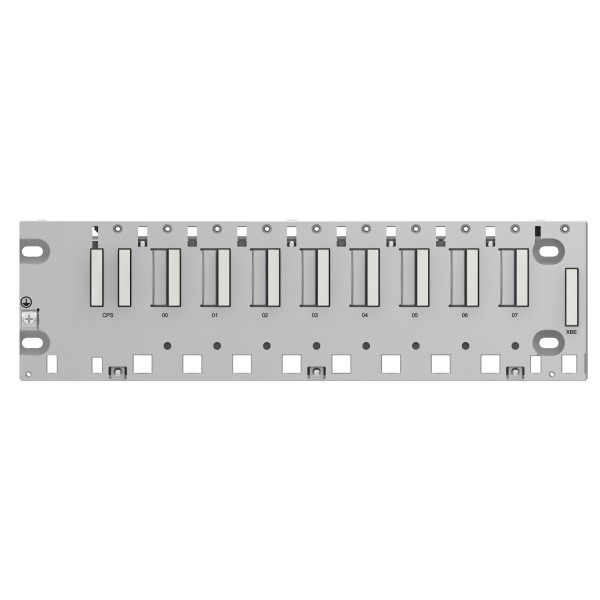 Rack Modicon Schneider Electric - 8 bus X - par vis monté sur panneau - par clips sur rail DIN - 2W - IP20