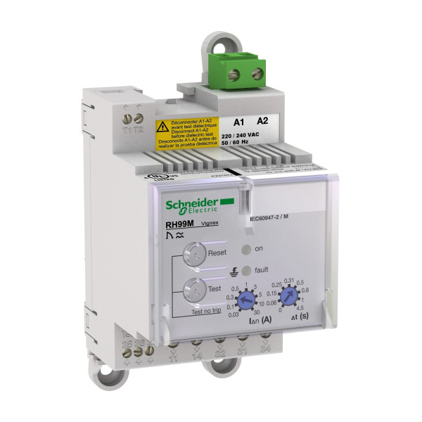 Schneider Electric Vigirex Rh99M 220-240Vac Sensibilité 0,03-30A Réarmement Manuel