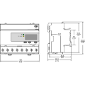 Acti9 iem - compteur tri ti souples u018 - multitarif - alarme kw - modbus - mid