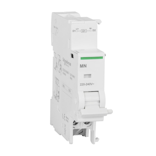 Déclencheur à Minimum de Tension Acti9 Schneider 230 VCA – 3A 415 VCA – 6 A 240 VCA