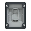 Mureva socle ip65 (volet fermé) pour 1 prise rj45 s-one