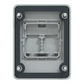 Mureva socle ip65 (volet fermé) pour 2 prises rj45 s-one