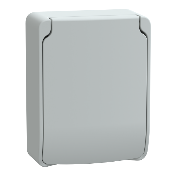 Mureva socle ip65 (volet fermé) pour 2 prises rj45 s-one