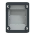 Mureva socle saillie vide pour montage fct 45x45 unica - dim 65x85mm