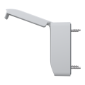 Mureva socle saillie vide pour montage fct 45x45 unica - dim 65x85mm