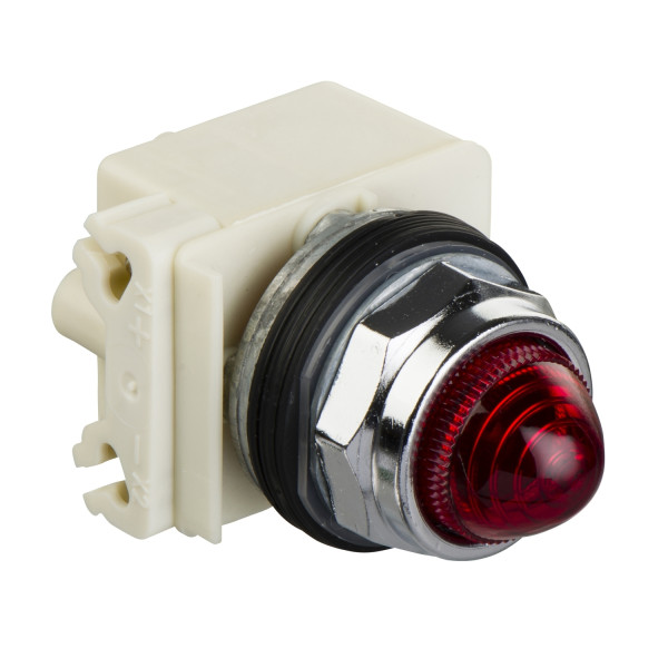 VOYANT METALLIQUE 30MM  ROUGE