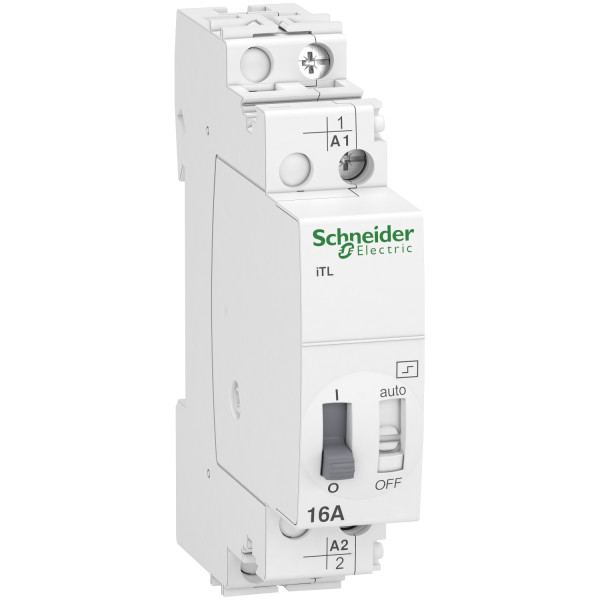 Télérupteur 16 A 1NO 230 à 240 VCA 110 VCC 50/60 Hz Acti9 iTL Schneider