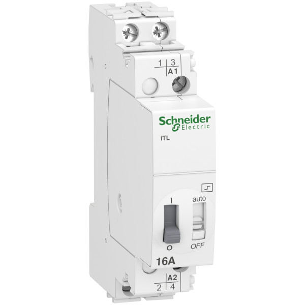 Télérupteur Schneider Acti9 iTL 16A 2NO 230 à 240V 110 VCC 50/60 Hz 