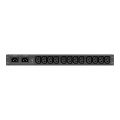 Rack ats, 230v, 10a, entrée c14, 12 sorties c13