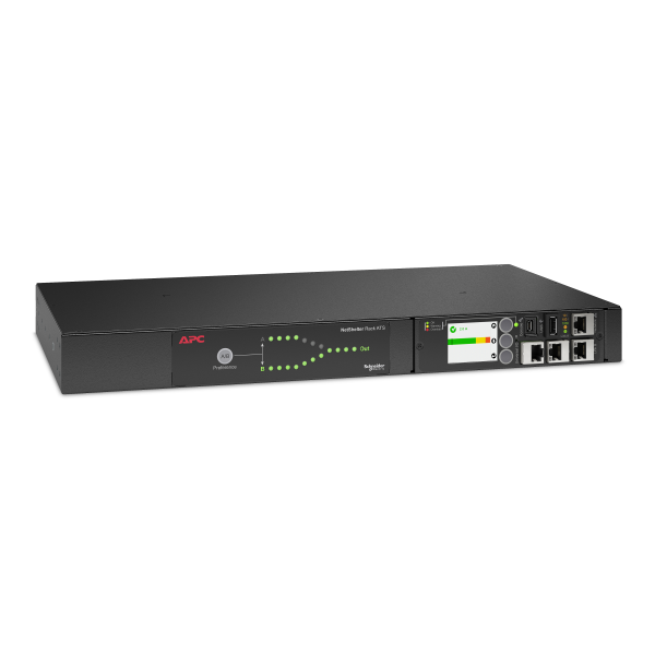 Rack ats, 230v, 10a, entrée c14, 12 sorties c13