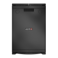 Netshelter sx - baie 19p avec panneaux - 12u - 600x900x658mm - noir