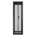 Baie easyrack 600mm/42u/1000mm avec toit, sans panneau latéral, roulettes, noir