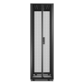 Baie easyrack 600mm/42u/1000mm avec toit, sans panneau latéral, roulettes, noir