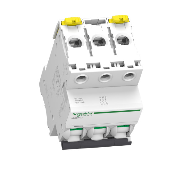 Disjoncteur Acti9 Schneider Electric 3P - iC 60N - 32 A - Courbe D