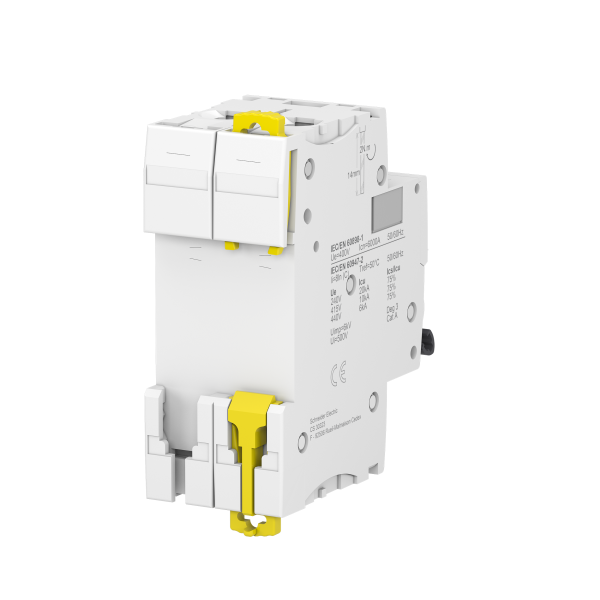 Disjoncteur Acti9 Schneider Electric - 2P - Thermique-magnétique - Courbe C - 25A - 500V - IP20 - 10000 cycle