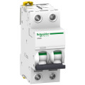 Disjoncteur 2P 40A Courbe C – Schneider Acti9 iC60N 400VCA, 6000A (10kA)