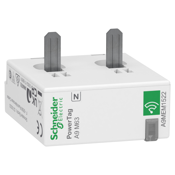 Capteur de Mesure Radio-Fréquence 1P+N 63 A PowerTag Schneider – pour iC60, iID et DT60