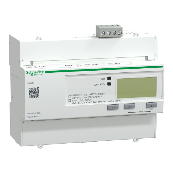 Compteur d'énergie triphasé Acti9 iEM3250 - 125A - Modbus