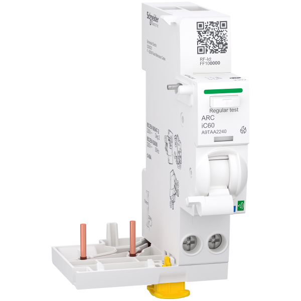 Acti9 ic60 module détecteur arc connecté pour disjoncteur ic60 2p 40a