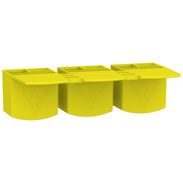 Cache-dents pour peigne horizontal Schneider Acti9 idt40 lot de 12 isolateurs