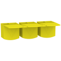 Cache-dents pour peigne horizontal Schneider Acti9 idt40 lot de 12 isolateurs
