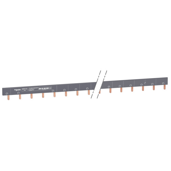 Acti9 iC60, peigne à dents, auxiliaire + 1 pôle, 100A, 57 modules de 18mm