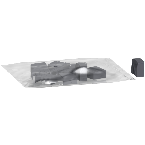 Acti9 iC60, lot de 10 flasques latérales pour peignes 3 pôles