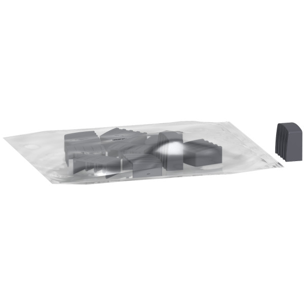 Acti9 iC60, lot de 10 flasques latérales pour peignes 4 pôles