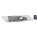Acti9 iC60, lot de 10 flasques latérales pour peignes 4 pôles