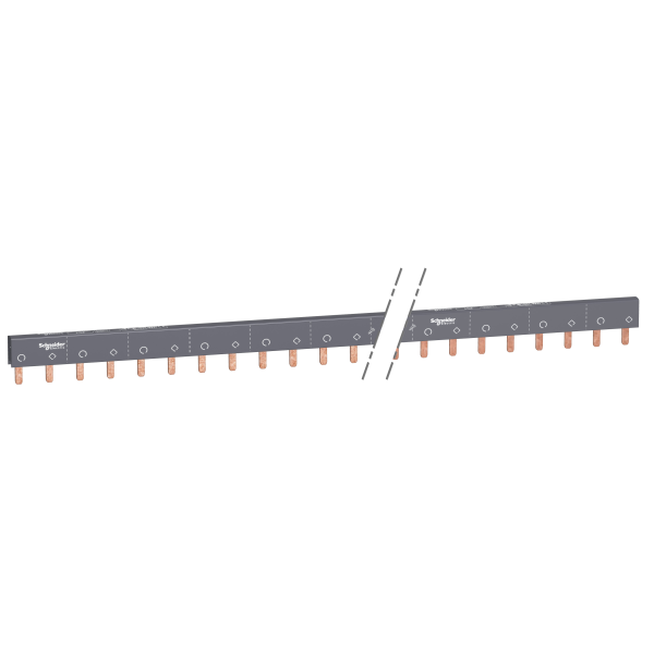 Acti9 iC60, peigne à dents, 2 pôles, 100A, 57 modules de 18mm