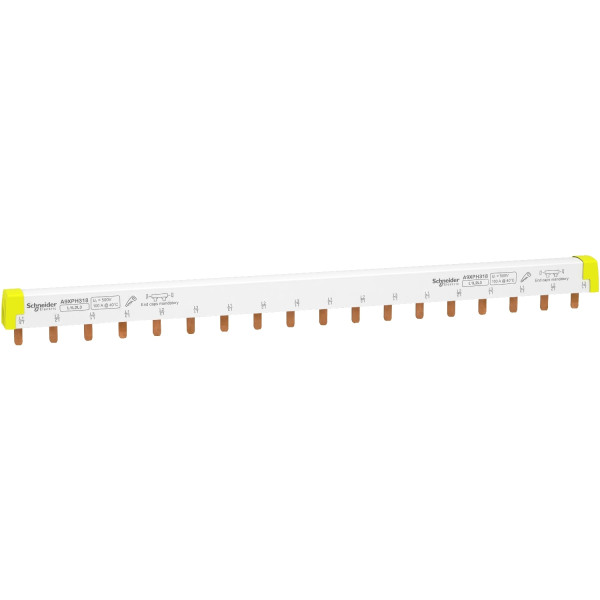 Acti9 ic60 - peigne de raccordement à dents - 3p - 100a - 18 modules de 18mm