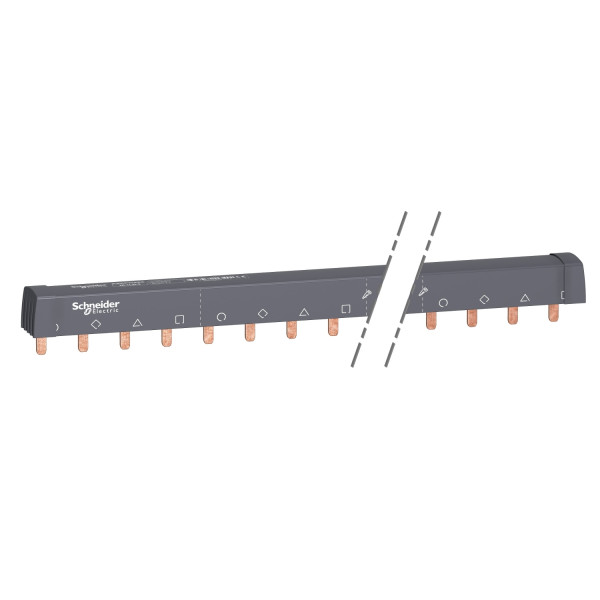 Peigne à dents Schneider Acti9 iC60 4P 100A 24 modules de 18mm