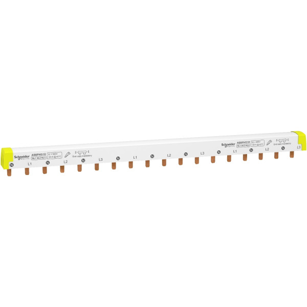 Peigne à Dents 3 x N + P 100 A Acti9 iC60 Schneider Electric pour 18 Modules de 18 mm